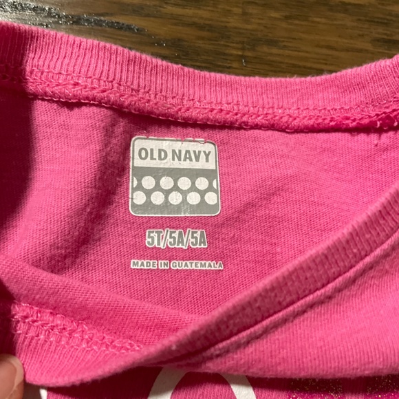 Old Navy I Love 💗 my Big Sister T-shirt pink size 5T - Picture 4 of 6